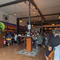 Inside the cafe at Mumms Cafe in Portsmouth