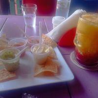 Nachos e cocktail muy muy buono at La Republica Del Taco in Puerto Iguazu