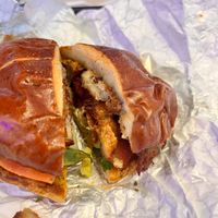 Pretzel Po'boy at Seasoned Vegan Real Quick in New York City