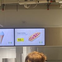 Vegan hotdog!  at IKEA in Copenhagen