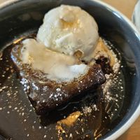 Sticky toffee pudding at The Woodside in Doune