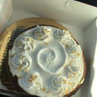 Gluten free eggnog cheesecake (seasonal) at Timeless Coffee Roasters and Bakery in Oakland