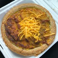 Cheddar Broccoli Quiche—really yummy, even for someone who’s not a huge quiche fan!  Wouldn’t guess it’s vegan, super fluffy filling, amazing crust at Timeless Coffee Roasters and Bakery in Oakland