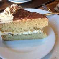 Tiramisu cake at Timeless Coffee Roasters and Bakery in Oakland
