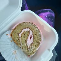 Strawberry roll at Timeless Coffee Roasters and Bakery in Oakland