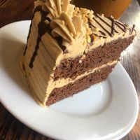 Peanut butter cake  at Timeless Coffee Roasters and Bakery in Oakland