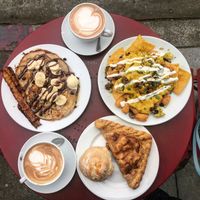 Brunch time! at Timeless Coffee Roasters and Bakery in Oakland