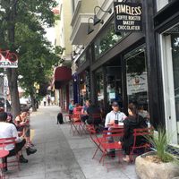 Outside  at Timeless Coffee Roasters and Bakery in Oakland