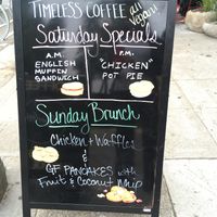 They have Sunday Brunch  at Timeless Coffee Roasters and Bakery in Oakland