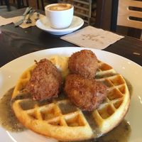 Sunday brunch special  at Timeless Coffee Roasters and Bakery in Oakland