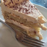 Tiramisu cake at Timeless Coffee Roasters and Bakery in Oakland