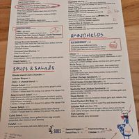 Menu at The Blue Duck in New London
