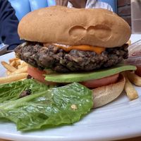 Bean burger  at The Blue Duck in New London