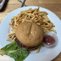 Bean burger  at The Blue Duck in New London