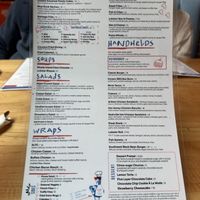 Menu June 2025  at The Blue Duck in New London