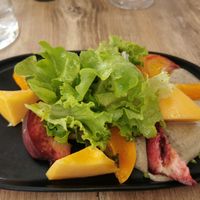 baba ganoush veganized at Brasserie de l'Hôtel de Paris in Hendaye