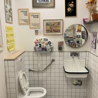 Bathroom at Aujourd'hui Demain Concept Store in Paris