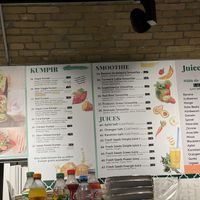 menu  at Eat Culture in Berlin