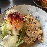 Sesame Tofu - a bit bland in my opinion   at Vegan Haus in Berlin