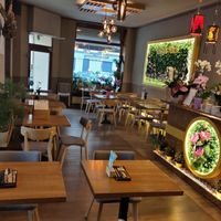 The restaurant at Vegan Haus in Berlin