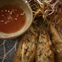 Spring rolls  at Vegan Haus in Berlin
