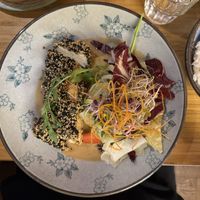 Sesamtofu.  at Vegan Haus in Berlin