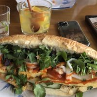 Banh Mi with tofu   at Vegan Haus in Berlin