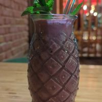 Berries shake at Vegan Haus in Berlin
