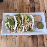 BEYOND chickn’ tacos!!!   at Seven Mile Cafe in Denton