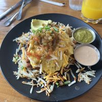 Vegan Papas  at Seven Mile Cafe in Denton