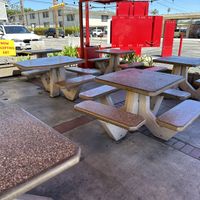 Outdoor Seating   at Wienerschnitzel  in Lawndale