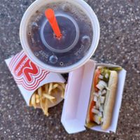 Chicago Veggie Dog Combo  at Wienerschnitzel  in Lawndale