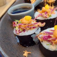 Spicy sushi  at Cactus in Penida Island