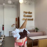 Coconut, chocolate and lemon   at Gelatissimo in Phuket