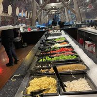 Pick your ingredients  at Flat Top Grill - The Loop in Chicago