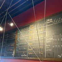 Clearly marked sauces board   at Flat Top Grill - The Loop in Chicago