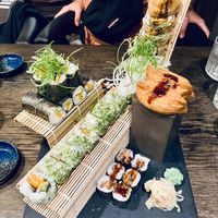 Random Sushi Order (don't need to order a menu for it to look nice)  at Golden Ginkgo  in Berlin