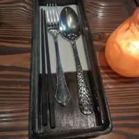 Cutlery at Golden Ginkgo  in Berlin