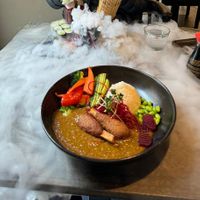 Curry seitan  at Golden Ginkgo  in Berlin