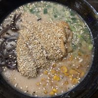 Tonkutsu Ramen with Vegan duck  at Golden Ginkgo  in Berlin