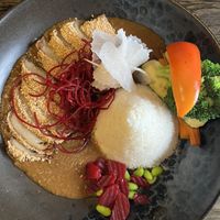 Curry - vegan duck  at Golden Ginkgo  in Berlin
