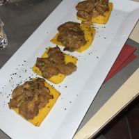 Polenta con champis  at Boccon del Prete in Siena