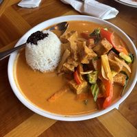 Tofu red curry  at Rice Violet in Worcester