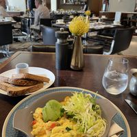 Pretty dining roomm  at NoMI in Chicago