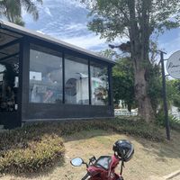 Outside  at Atsumi Raw Cafe in Phuket