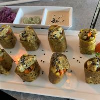 Sushi rolls. Pretty good    at Atsumi Raw Cafe in Phuket