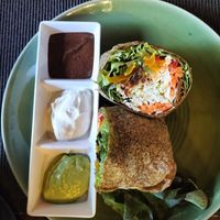 Burrito at Atsumi Raw Cafe in Phuket