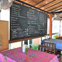 Out door sitting. at Atsumi Raw Cafe in Phuket