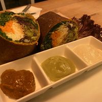Raw burrito at Atsumi Raw Cafe in Phuket