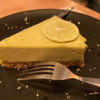 Special raw vegan avocado key lime pie at Atsumi Raw Cafe in Phuket